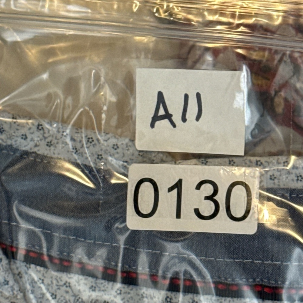 Burnside Light Blue Geometric Button Down Shirt - image 11